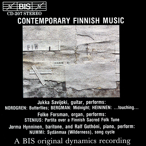 CONTEMPORARY FINNISH MUSIC