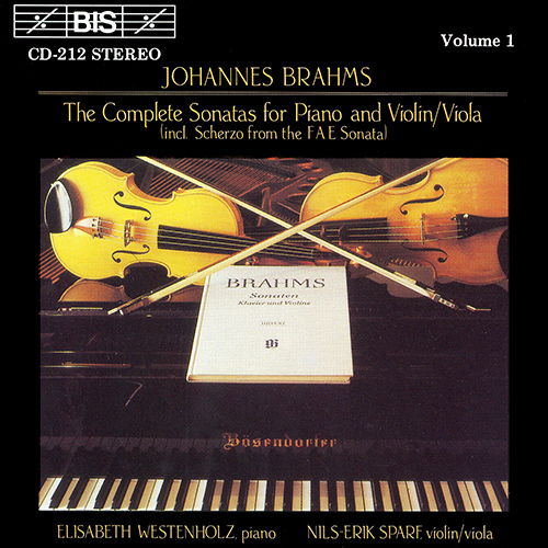 BRAHMS: Complete Violin/Viola Sonatas, Vol. 1