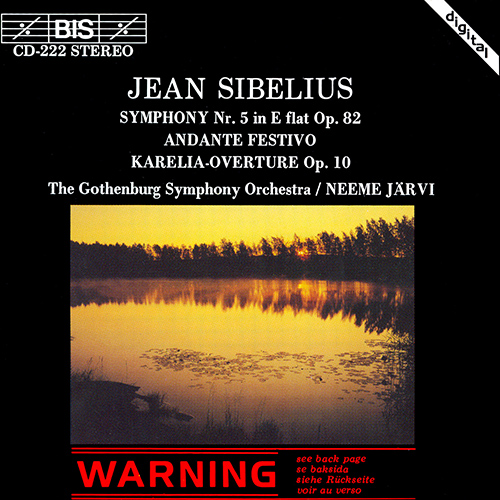 SIBELIUS: Symphony No. 5 / Karelia Overture / Andante festivo