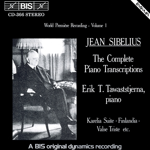 SIBELIUS: Complete Piano Transcriptions, Vol. 1