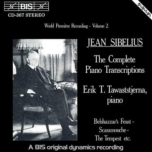SIBELIUS: Complete Piano Transcriptions, Vol. 2
