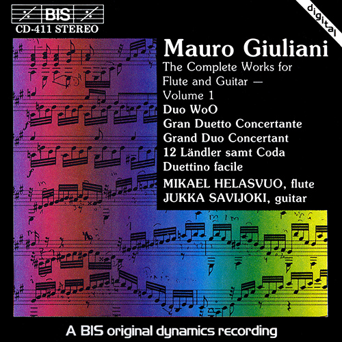 GIULIANI, M.: Works for Flute and Guitar (Complete), Vol. 1 (Helasvuo, Savijoki)