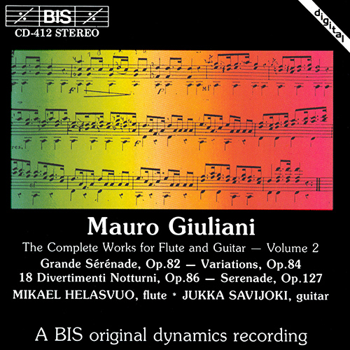 GIULIANI, M.: Works for Flute and Guitar (Complete), Vol. 2 (Helasvuo, Savijoki)