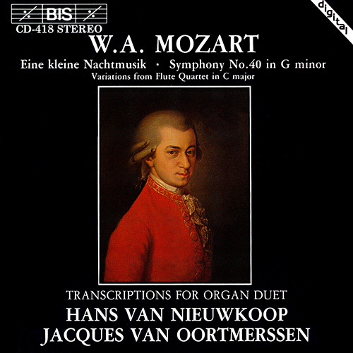 MOZART: Transcriptions for Organ Duet
