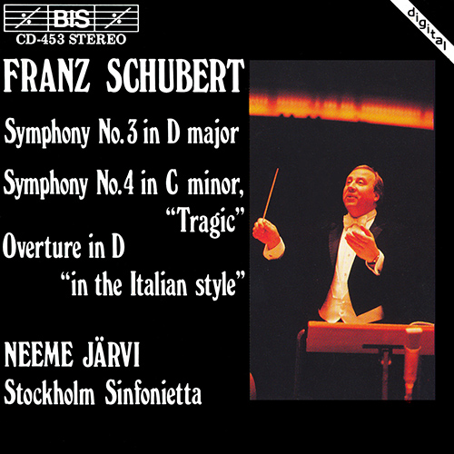 SCHUBERT: Symphonies Nos. 3 and 4 / Overture in the Italian Style