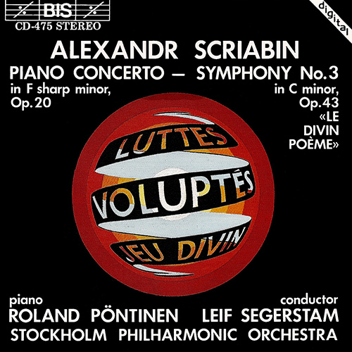 SCRIABIN: Piano Concerto / Symphony No. 3, 
