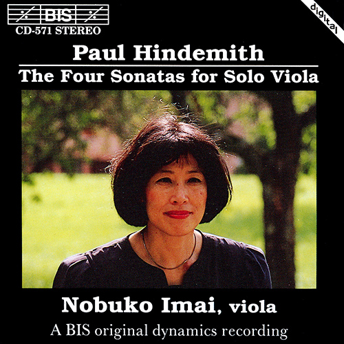 HINDEMITH: Solo Viola Sonatas