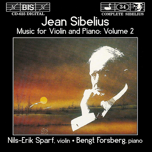 SIBELIUS: Music for Violin and Piano, Vol. 2