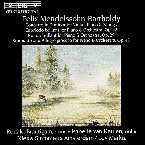 MENDELSSOHN, Felix: Concerto for Violin, Piano and String Orchestra