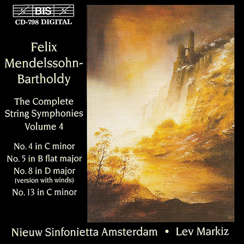 MENDELSSOHN: Complete String Symphonies (The), Vol. 4