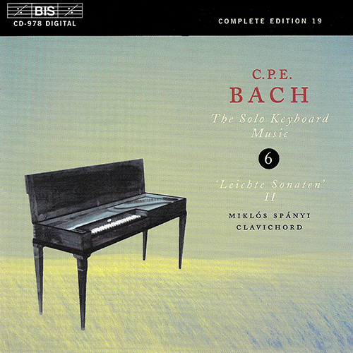 BACH, C.P.E.: Keyboard Music, Vol. 6 (Spányi) - Keyboard Sonatas, Wq. 53/4-6, 62/18, 20