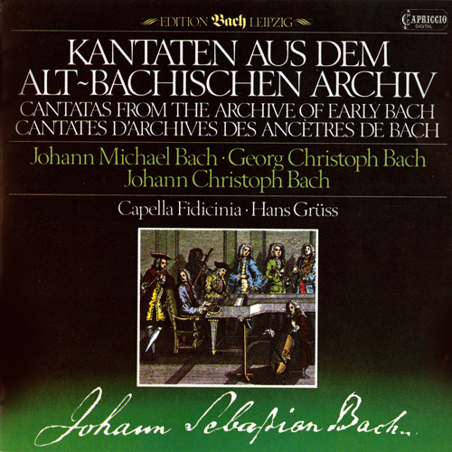 BACH, J.M. / BACH, G.C.: Cantatas From the Archive of Early Bach (Gruss)