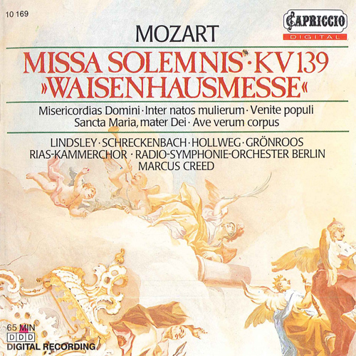 MOZART, W.A.: Missa solemnis, K. 139, 