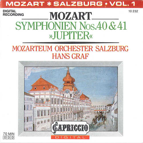 MOZART, W.A.: Symphonies, Vol.  1 (Salzburg Mozarteum Orchestra, Graf) - Nos. 40 and 41, 