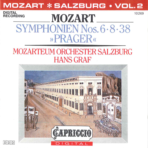 MOZART, W.A.: Symphonies, Vol.  2 (Salzburg Mozarteum Orchestra, Graf) - Nos. 6, 8 and 38, 