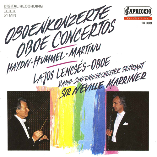 HAYDN, J.: Oboe Concerto, Hob.VIIg:C1 / HUMMEL, J.N.: Introduction, Theme and Variations, Op. 102 / MARTINU, B.: Oboe Concerto, H. 353 (Lencses)