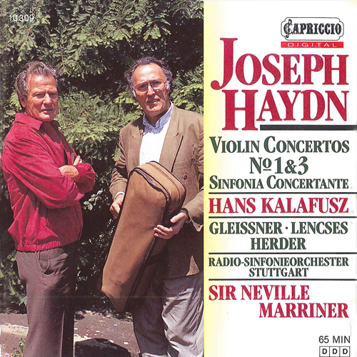 HAYDN, J.: Violin Concertos - Hob.VIIa:1 and 3 / Sinfonia Concertante, Hob.I:105 (Kalafusz, Marriner)