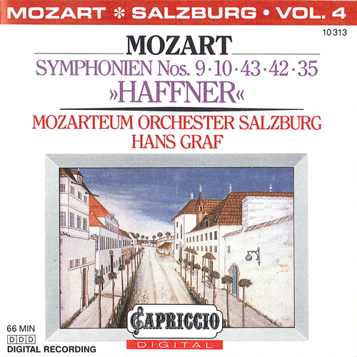 MOZART, W.A.: Symphonies, Vol.  4 (Salzburg Mozarteum Orchestra, Graf) - Nos. 9, 10, 35, 42 and 43