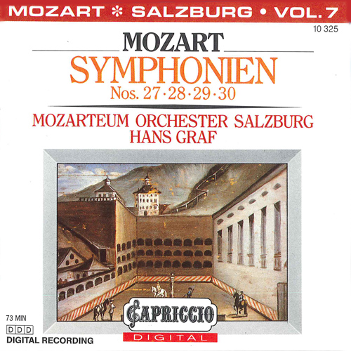 MOZART, W.A.: Symphonies, Vol.  7 (Salzburg Mozarteum Orchestra, Graf) - Nos. 27, 28, 29, 30
