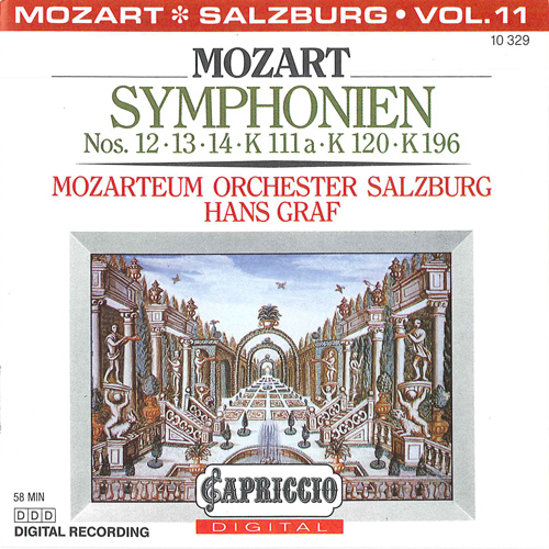 MOZART, W.A.: Symphonies, Vol. 11 (Salzburg Mozarteum Orchestra, Graf) - Nos. 12, 13, 14, K. 111, K. 120, K. 121 and K. 196