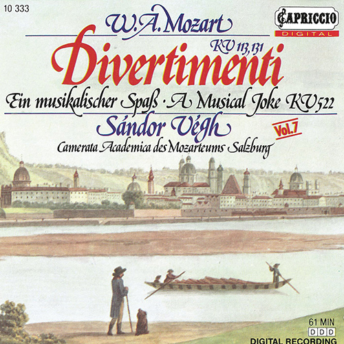 MOZART, W.A.: Divertimenti, K. 113 and 131 / A Musical Joke / Menuett, K. 122 (Camerata Salzburg, Vegh)