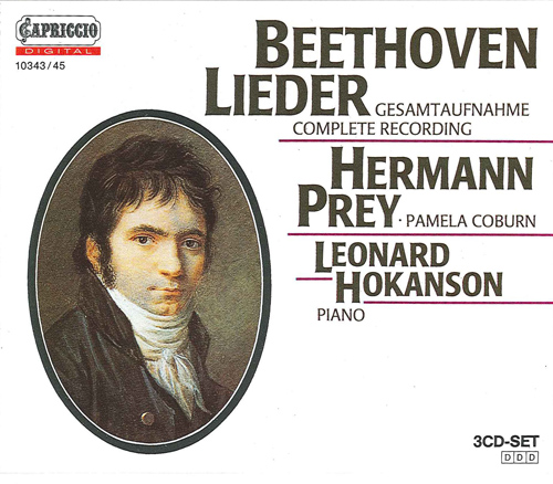 BEETHOVEN, L. van: Lieder (Coburn, Prey)