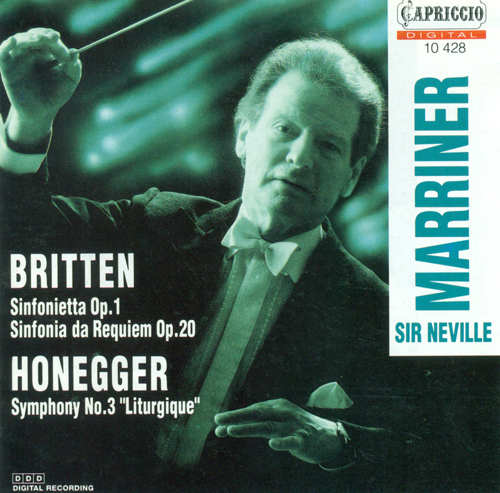 BRITTEN, B.: Sinfonietta, Op. 1 / Sinfonietta da Requiem / HONEGGER, A.: Symphony No. 3, 