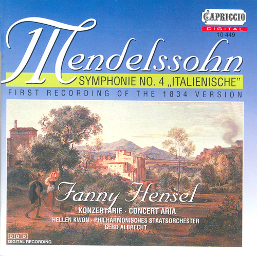 MENDELSSOHN, Felix: Symphony No. 4, 