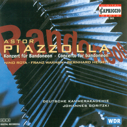 PIAZZOLLA, A.: Bandoneon Concerto / ROTA, N.: Concerto for Strings / WAXMAN, F.: Sinfonietta / HEIDEN, B.: Concertino for String Orchestra (Goritzki)
