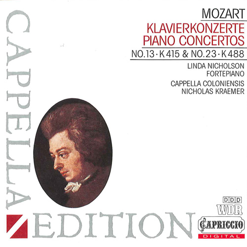 MOZART, W.A.: Piano Concertos Nos. 13 and 23 (Nicholson, Cappella Coloniensis, Kraemer)