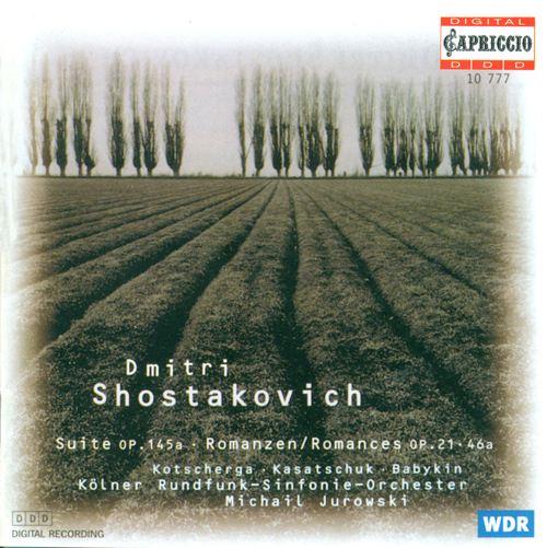 SHOSTAKOVICH, D.: Suite on Words by Michelangelo / Romances - Opp. 21, 46 (Kasatschuk)
