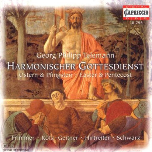 TELEMANN, G.P.: Cantatas for Easter and Pentecost (Harmonischer Gottesdienst) (Frimmer, Kotz-Geitner, Hirtreiter, Schwarz)