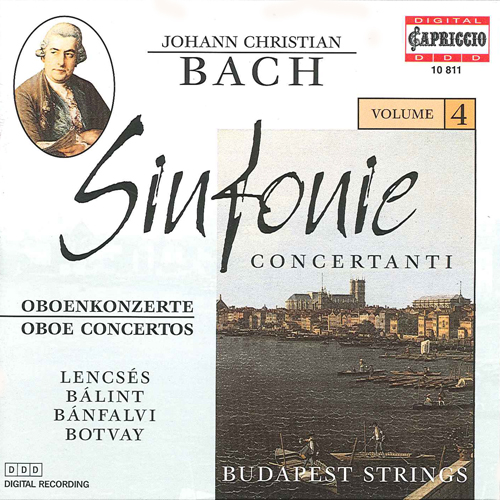 BACH, J.C.: Sinfonie Concertanti, Vol. 4 (Budapest Strings)