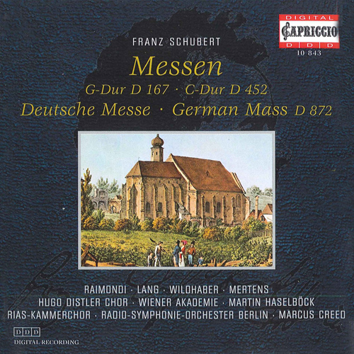 SCHUBERT, F.: Masses Nos. 2 and 4 / Deutsche Messe, D. 872 (Creed, Haselbock)