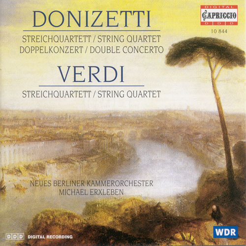 DONIZETTI, G.: Concerto for Violin and Cello / String Quartet No. 17 / VERDI, G.: String Quartet (arr. for strings) (New Berlin Chamber, Erxleben)