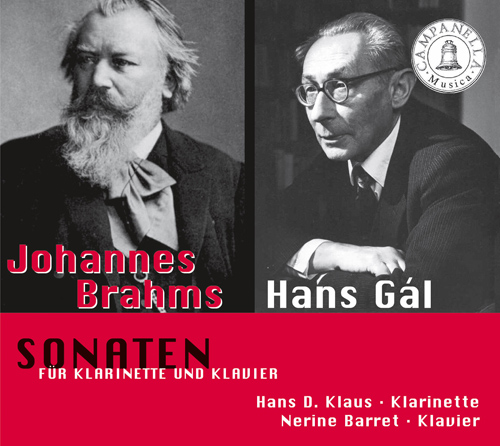 BRAHMS, J.: Clarinet Sonatas Nos. 1 and 2 / GAL, H.: Clarinet Sonata, Op. 84 (Klaus, Barrett)