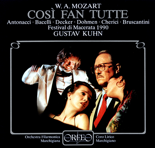 MOZART, W.A.: Così fan tutte [Opera] (Antonacci, Bacelli, Decker, Coro Lirico Marchigiano V. Bellini, Marchigiana Philharmonic, Kuhn)