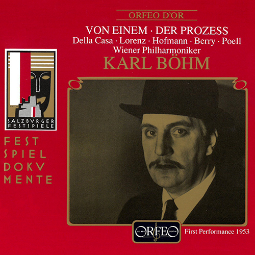 EINEM, G. von: Prozeß (Der) [Opera] (Della Casa, M. Lorenz, L. Hofmann, Berry, Poell, Vienna Philharmonic, K. Böhm) (1953)