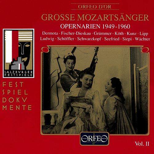 MOZART, W.A.: Opera Arias (Grosse Mozartsänger, Vol. 2) (Dermota, Fischer-Dieskau, Grümmer, Köth, Kunz, Lipp, C. Ludwig) (1949-1960)