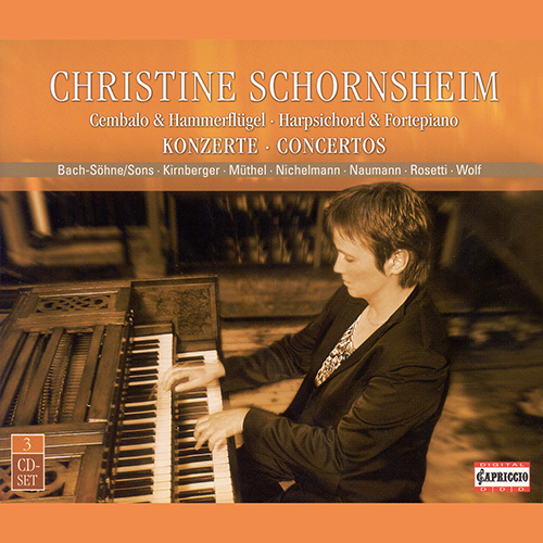 Keyboard Recital: Schornsheim, Christine - BACH, C.P.E. / BACH, W.F. / BACH, J.C. / KIRNBERGER, J.P. / MUTHEL, J.G. / NICHELMANN, C.