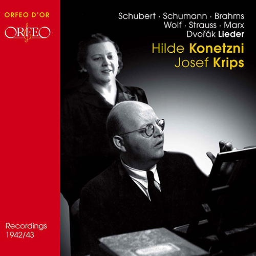 Vocal Recital: Konetzni, Hilde - SCHUBERT, F. / SCHUMANN, R. / BRAHMS, J. / WOLF, H.