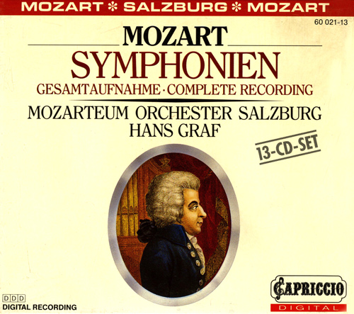 MOZART, W.A.: Symphonies (Complete) (Salzburg Mozarteum Orchestra, Graf)