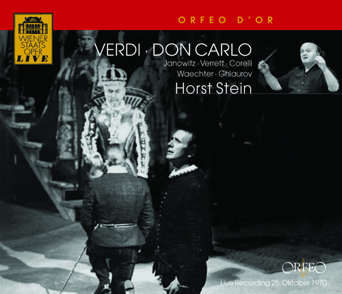 VERDI, G.: Don Carlo [Opera] (Janowitz, Verrett, F. Corelli, Waechter, Ghiaurov, Vienna State Opera Chorus and Orchestra, H. Stein)
