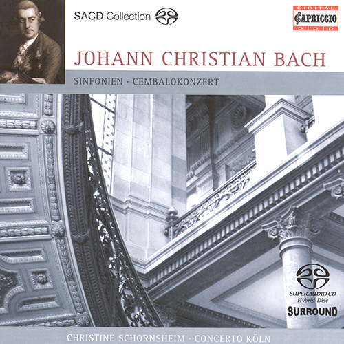 BACH, J.C.: Harpsichord Concerto in F Minor / Grand Overture (Symphony) for double orchestra / Symphony in G Minor