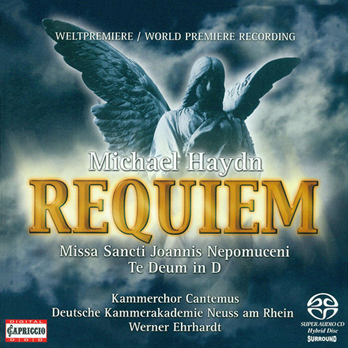 HAYDN, M.: Requiem in C Minor / Missa Sancti Joannis Nepomuceni / Te Deum in D Major (Cantemus, German Chamber Academy Neuss, Ehrhardt)