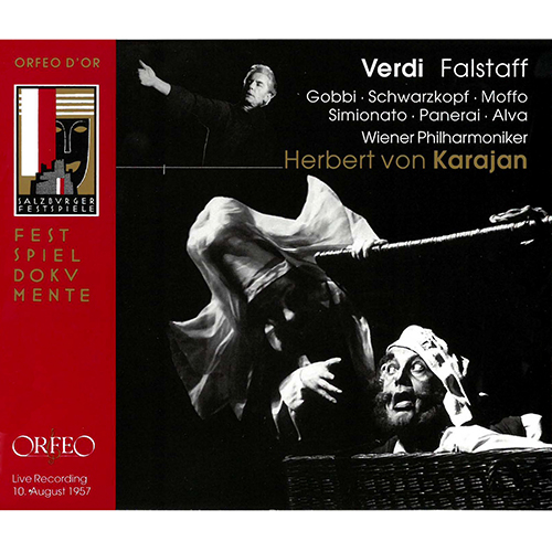 VERDI, G.: Falstaff [Opera] (Gobbi, Schwarzkopf, Moffo, Simionato, Panerai, Alva, Vienna State Opera Chorus, Vienna Philharmonic, Karajan) (1957)