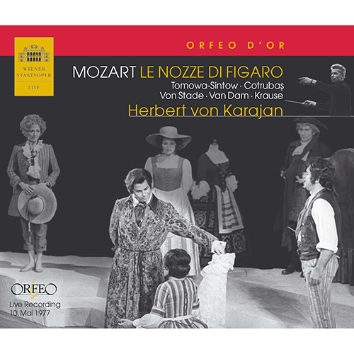 MOZART, W.A.: Nozze di Figaro (Le) [Opera] (T. Krause, Tomowa-Sintow, J. Van Dam, F. von Stade, Vienna State Opera Chorus and Orchestra, Karajan)