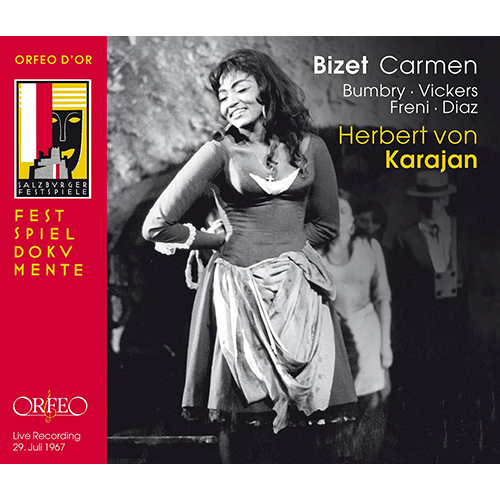 BIZET, G.: Carmen [Opera] (Bumbry, Vickers, Díaz, Freni, Vienna State Opera Chorus, Vienna Philharmonic, Karajan)