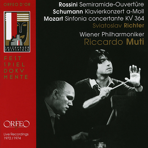 Orchestral Music - ROSSINI, G. / SCHUMANN, R. / MOZART, W.A. (S. Richter, Hetzel, Streng, Vienna Philharmonic, Muti)