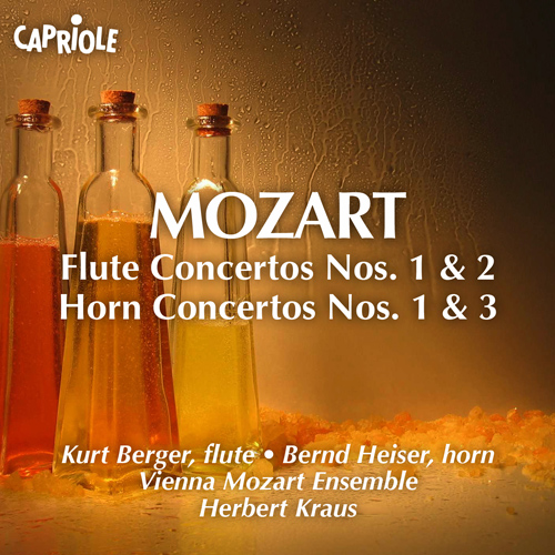 MOZART, W.A.: Flute Concertos Nos. 1, 2 / Horn Concertos Nos. 1, 3 (Berger, Heiser, Vienna Mozart Ensemble, Kraus)